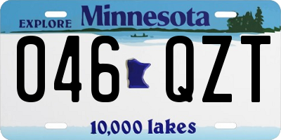 MN license plate 046QZT