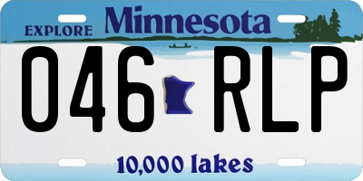 MN license plate 046RLP