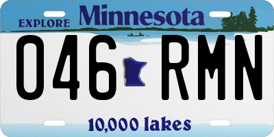 MN license plate 046RMN