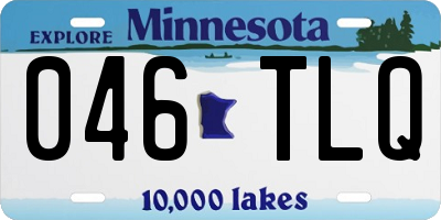 MN license plate 046TLQ