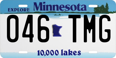MN license plate 046TMG