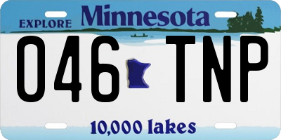 MN license plate 046TNP