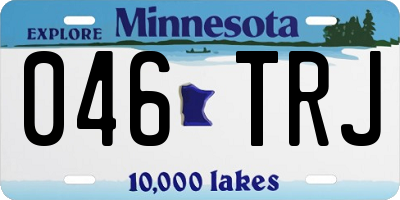 MN license plate 046TRJ