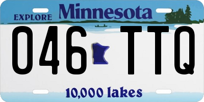 MN license plate 046TTQ
