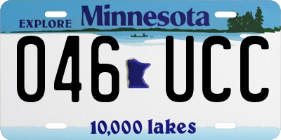 MN license plate 046UCC