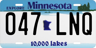 MN license plate 047LNQ