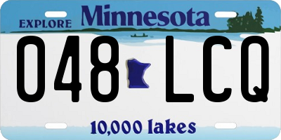 MN license plate 048LCQ