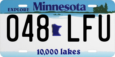 MN license plate 048LFU