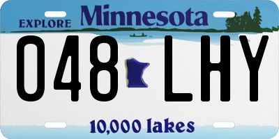 MN license plate 048LHY