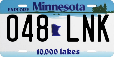 MN license plate 048LNK