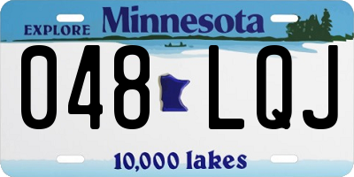 MN license plate 048LQJ
