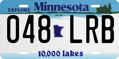 MN license plate 048LRB