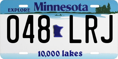 MN license plate 048LRJ