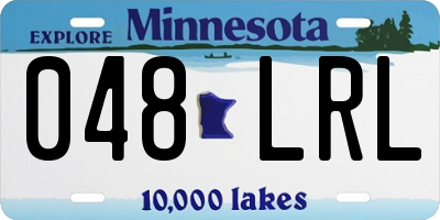 MN license plate 048LRL