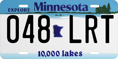 MN license plate 048LRT