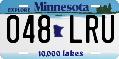 MN license plate 048LRU
