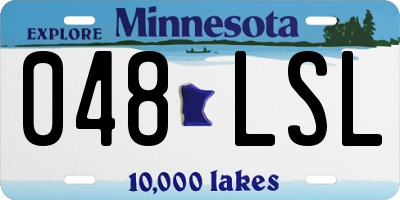 MN license plate 048LSL