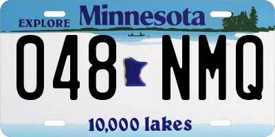MN license plate 048NMQ