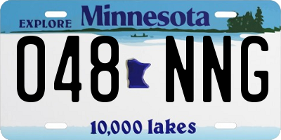 MN license plate 048NNG