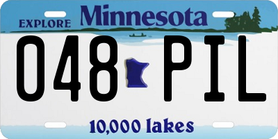 MN license plate 048PIL