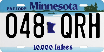 MN license plate 048QRH