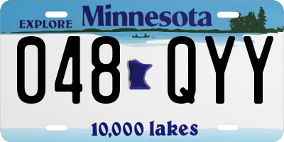 MN license plate 048QYY