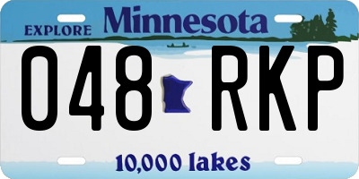 MN license plate 048RKP