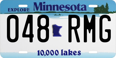 MN license plate 048RMG