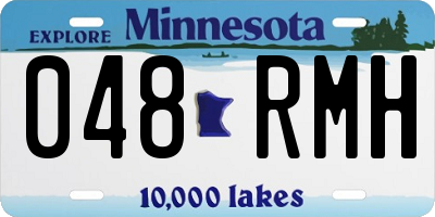 MN license plate 048RMH