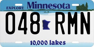 MN license plate 048RMN