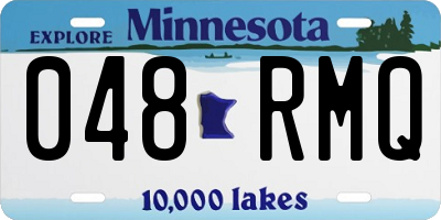 MN license plate 048RMQ