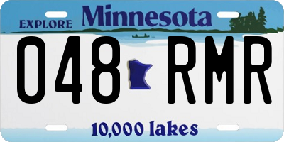 MN license plate 048RMR