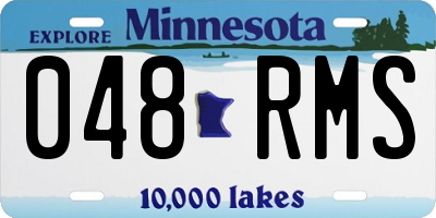 MN license plate 048RMS