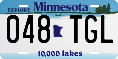 MN license plate 048TGL