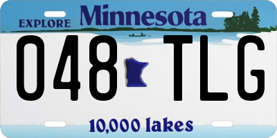 MN license plate 048TLG
