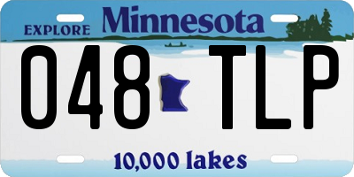 MN license plate 048TLP