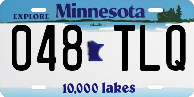 MN license plate 048TLQ