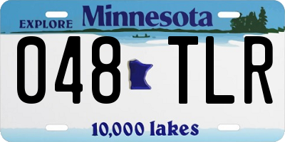 MN license plate 048TLR