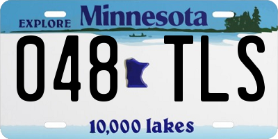 MN license plate 048TLS