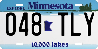 MN license plate 048TLY