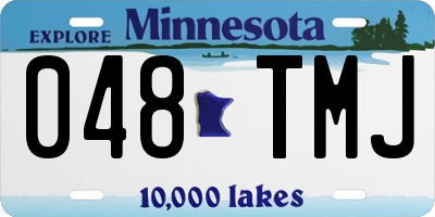 MN license plate 048TMJ