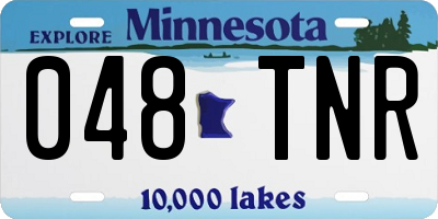 MN license plate 048TNR