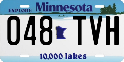 MN license plate 048TVH