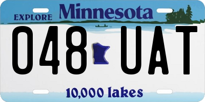 MN license plate 048UAT