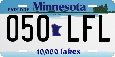 MN license plate 050LFL