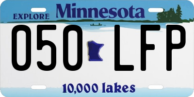 MN license plate 050LFP
