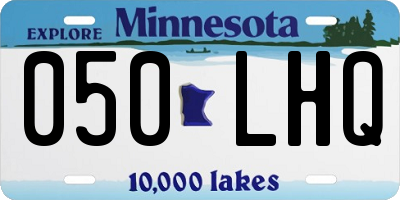 MN license plate 050LHQ