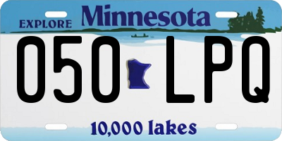 MN license plate 050LPQ