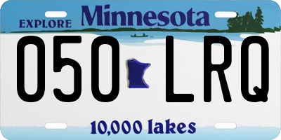 MN license plate 050LRQ