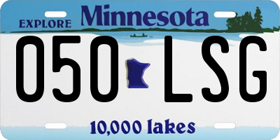 MN license plate 050LSG